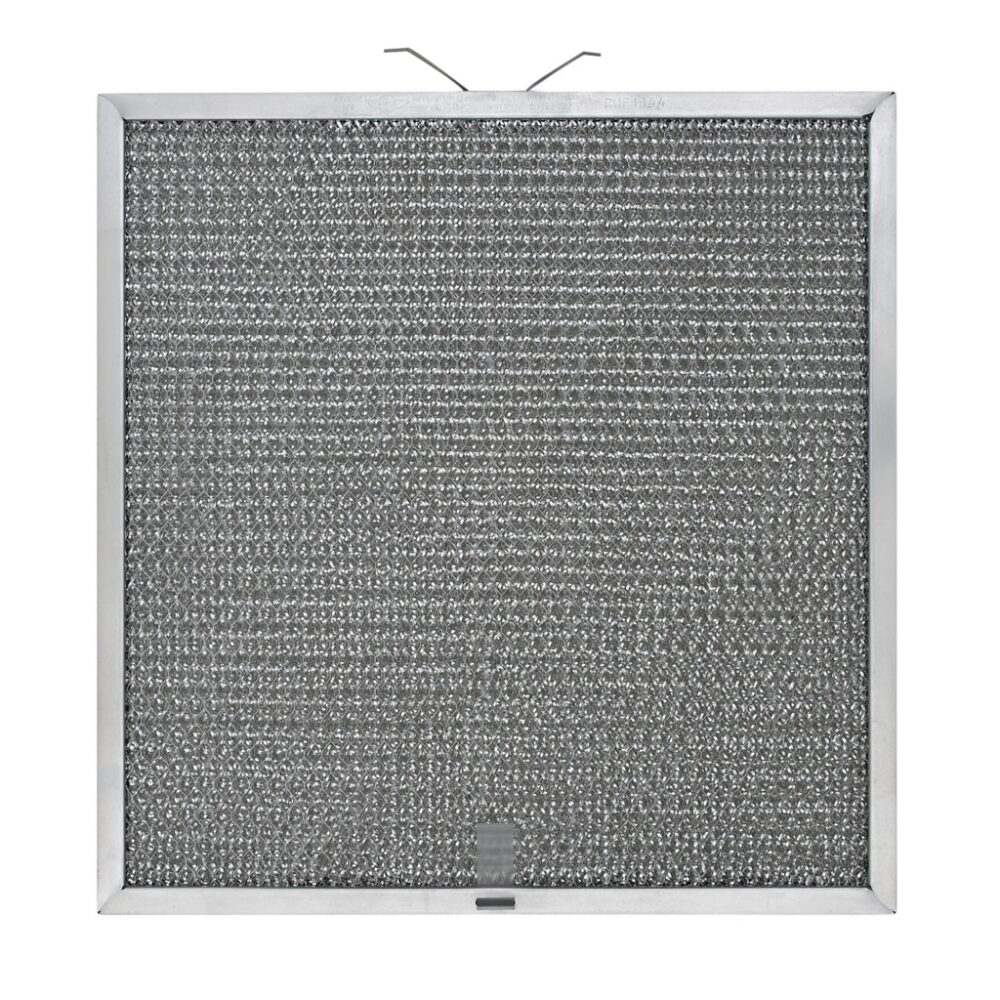 RHF1144 Aluminum Grease Filter, 11-1/4 X 11-11/16 X 11/32, with 1 Pull Tab, 1 Tension Spring and 2 Slots