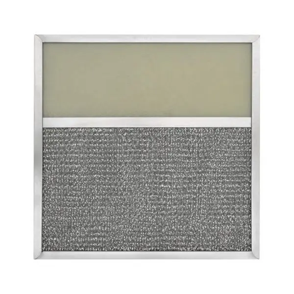 RLF1004 Aluminum Grease Filter with Light Lens, 10-1/2 X 10-1/2 X 3/8, 4" Lens