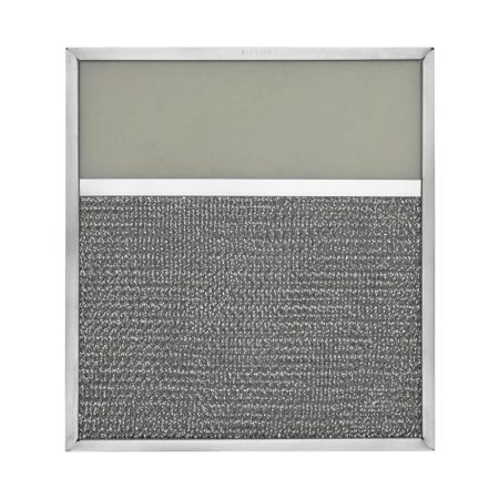 RLF1006 Aluminum Grease Filter with Light Lens, 10-3/4 X 11-3/4 X 3/8, 4" Lens