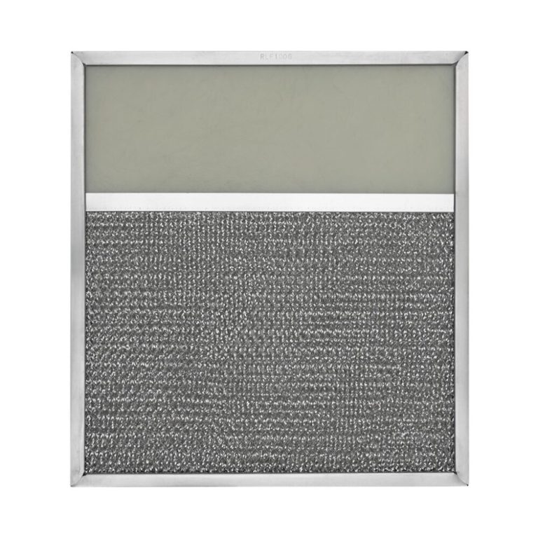 RLF1006 Aluminum Grease Filter with Light Lens for Ducted Range Hood | 4″ Lens