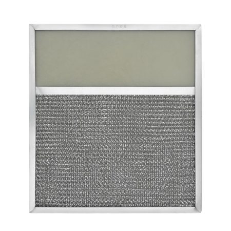 RLF1016 Aluminum Grease Filter with Light Lens, 10-13/16 X 11-13/16 X 1/2, 4" Lens