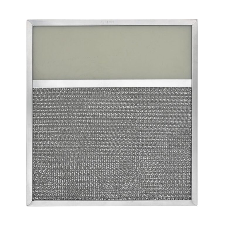 RLF1109 Aluminum Grease Filter with Light Lens for Ducted Range Hood | 4″ Lens