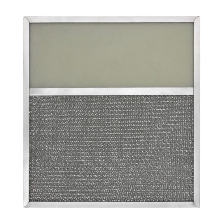 RLF1117 Aluminum Grease Filter with Light Lens for Ducted Range Hood | 4” Lens